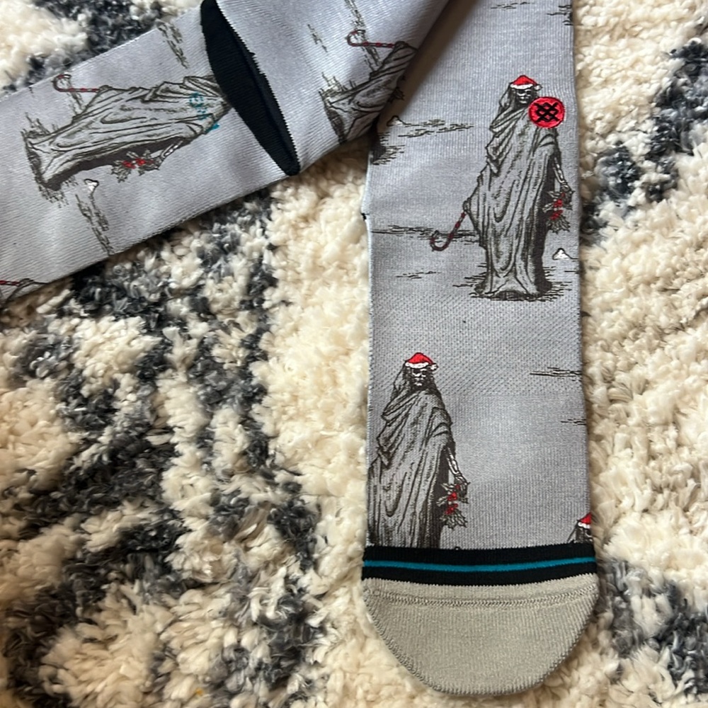 Stance ~ Happy Holideath ~ Men's Large 9-13 Crew Socks - Picture 3 of 15